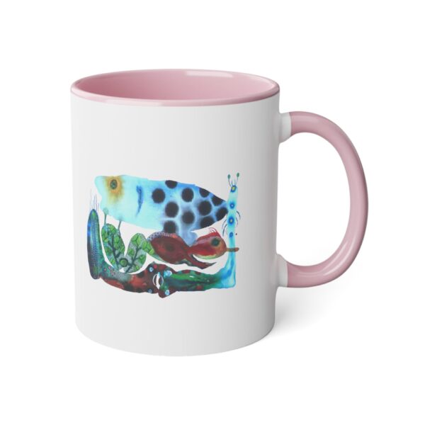 "The Garden Pond" Print on Coffee Mug
