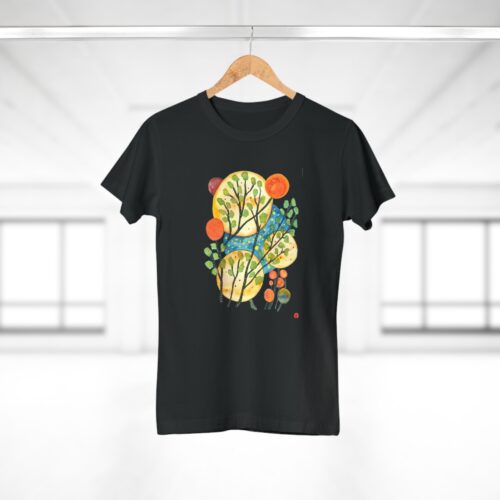 "Worlds" Print on Women's T-Shirt