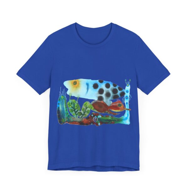 "The Pond in the Garden" Print on Unisex Tee
