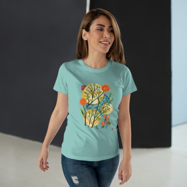 "Worlds" Print on Women's T-Shirt