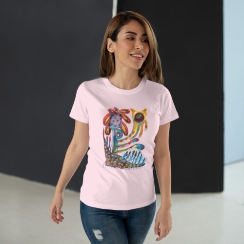 "Watchfulness" Print on T-Shirt for Women