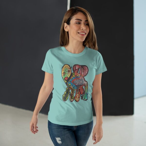 "Just Leaving" Print on Women's T-Shirt