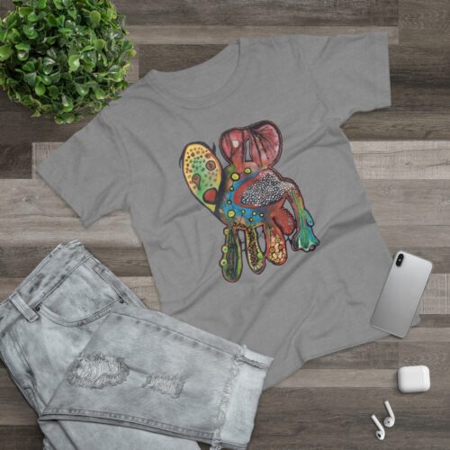 "Just Leaving" Print on Women's T-Shirt