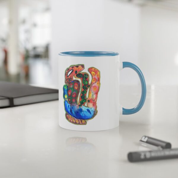"A Thousand Eyes Looking In" Print on Coffee Mug