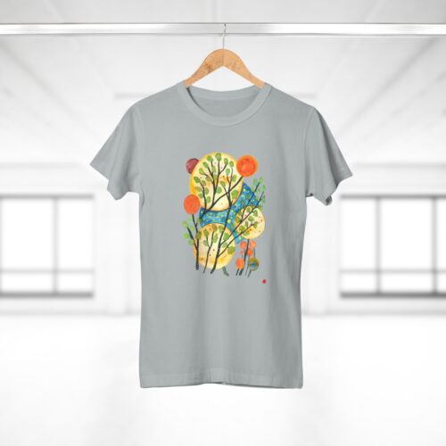 "Worlds" Print on Women's T-Shirt