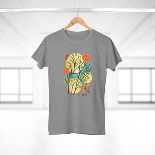 "Worlds" Print on Women's T-Shirt