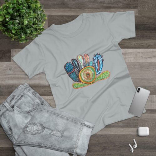 "Inside Out" Print on Woman's T-Shirt
