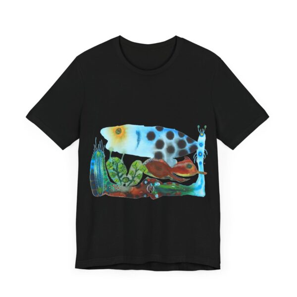 "The Pond in the Garden" Print on Unisex Tee