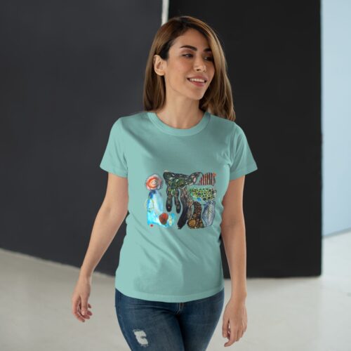 "Hearding" Print on Women's T-Shirt