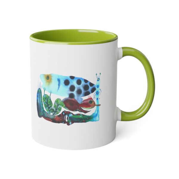 "The Garden Pond" Print on Coffee Mug