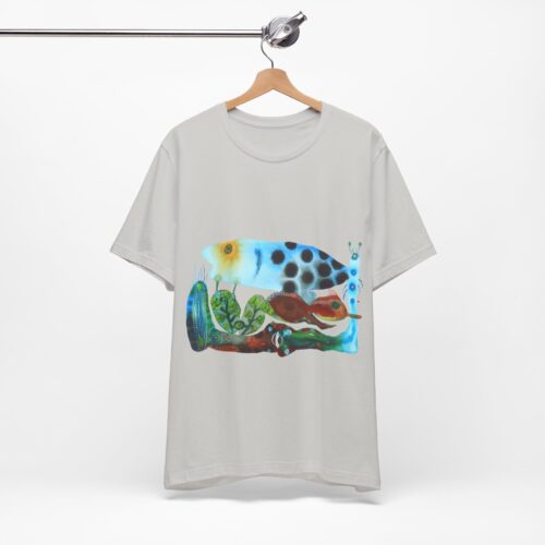 "The Pond in the Garden" Print on Unisex Tee