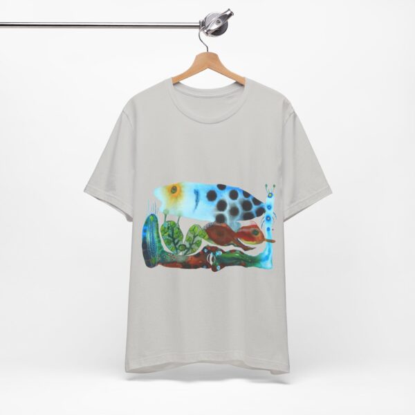 "The Pond in the Garden" Print on Unisex Tee