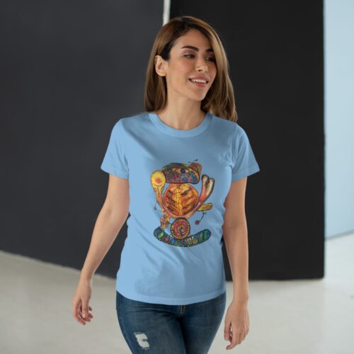 "Opening Up", Print on Women's T-shirt