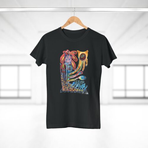 "Watchfulness" Print on T-Shirt for Women
