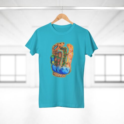 "A Thousand Eyes, Looking In" Print on Women's T-Shirt