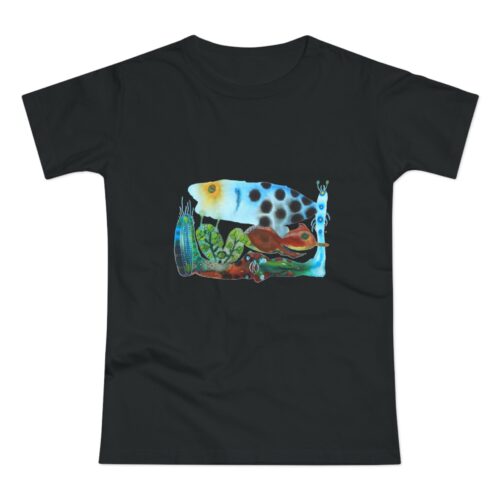 "The Garden Pond" Print on Woman's T-shirt