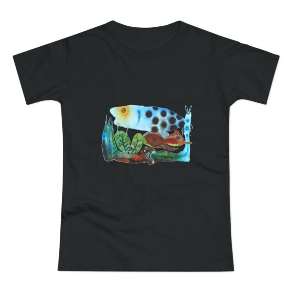 "The Garden Pond" Print on Woman's T-shirt