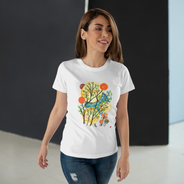 "Worlds" Print on Women's T-Shirt