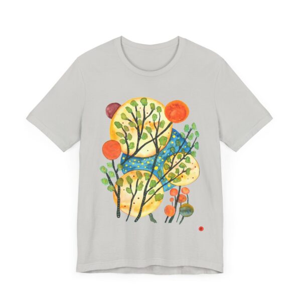 "Worlds" Print on Unisex Tee