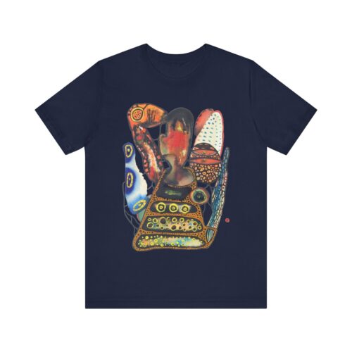 "Digging" Print on Unisex Short Sleeve Tee