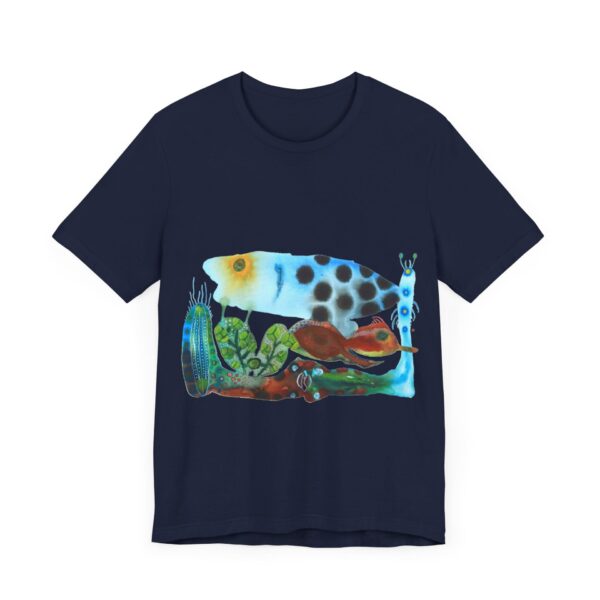"The Pond in the Garden" Print on Unisex Tee
