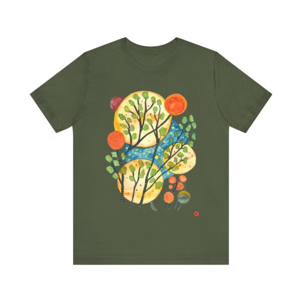 "Worlds" Print on Unisex Tee