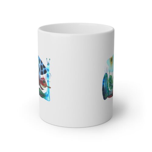 "The Garden Pond" Print on Coffee Mug