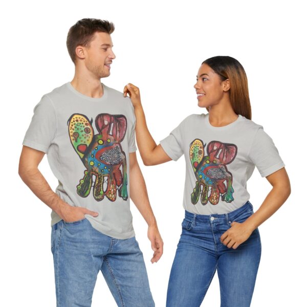 "Just Leaving" Print on Unisex Tee