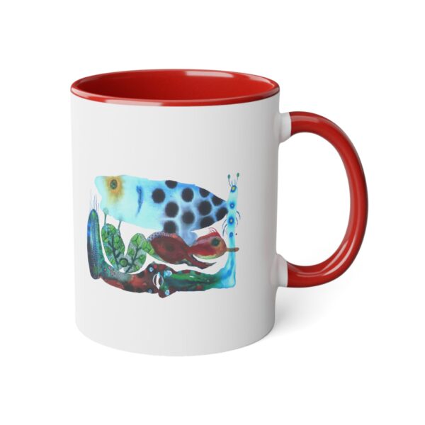 "The Garden Pond" Print on Coffee Mug