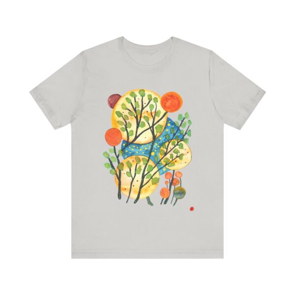 "Worlds" Print on Unisex Tee