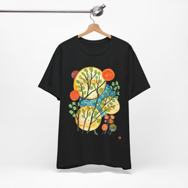 "Worlds" Print on Unisex Tee