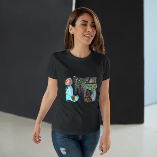 "Hearding" Print on Women's T-Shirt