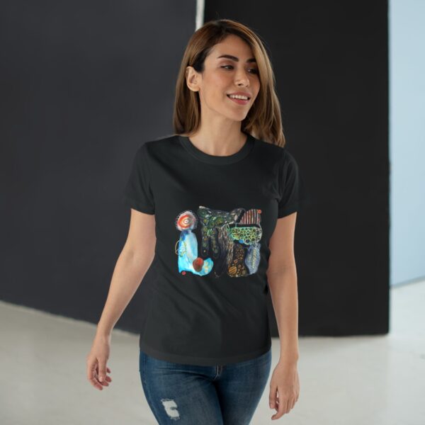 "Hearding" Print on Women's T-Shirt