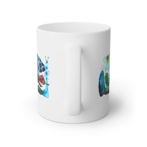 "The Garden Pond" Print on Coffee Mug
