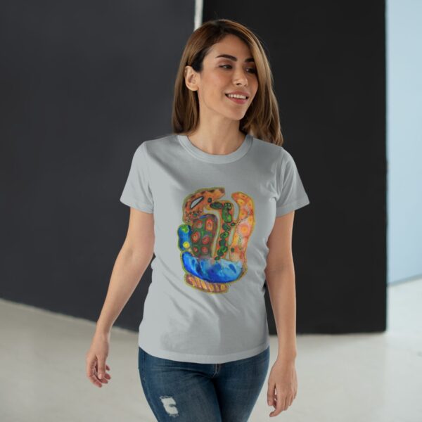 "A Thousand Eyes, Looking In" Print on Women's T-Shirt