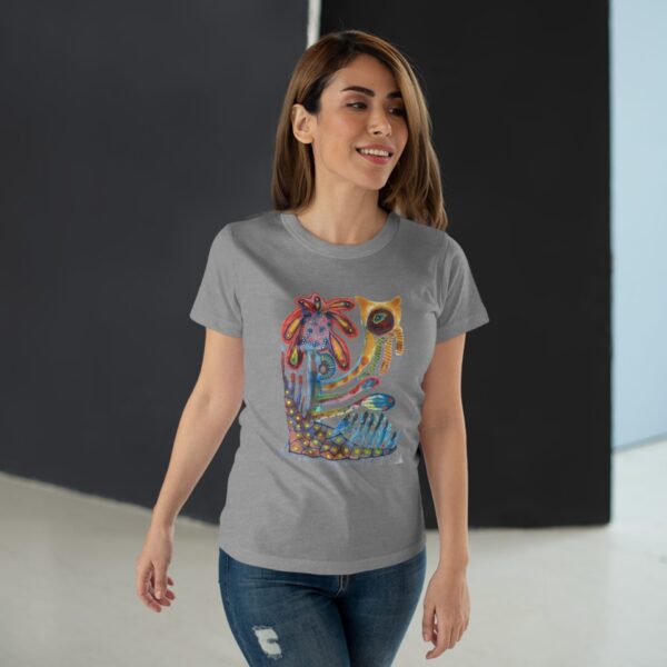 "Watchfulness" Print on T-Shirt for Women