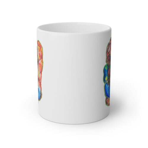 "A Thousand Eyes Looking In" Print on Coffee Mug