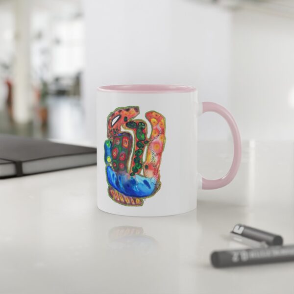 "A Thousand Eyes Looking In" Print on Coffee Mug
