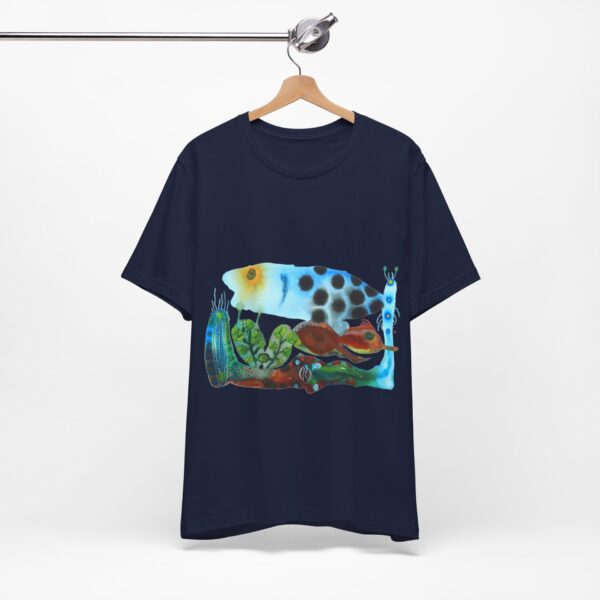 "The Pond in the Garden" Print on Unisex Tee