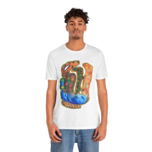 "A Thousand Eyes, Looking In" Print on Unisex T-Shirt