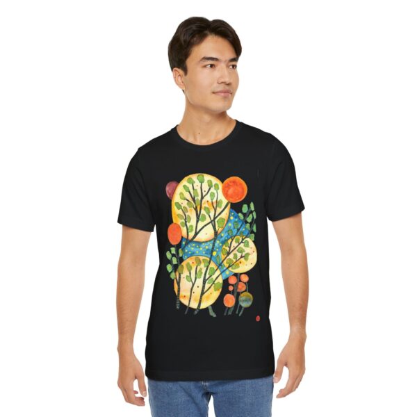 "Worlds" Print on Unisex Tee