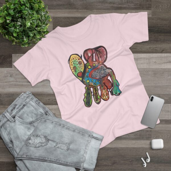 "Just Leaving" Print on Women's T-Shirt