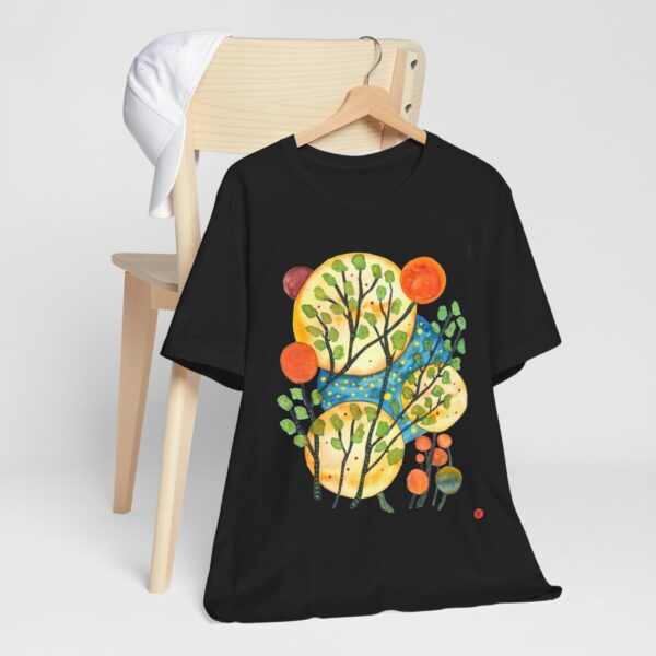 "Worlds" Print on Unisex Tee