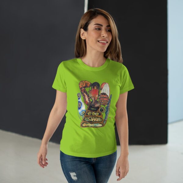 "Digging" Print on Women's T-Shirt