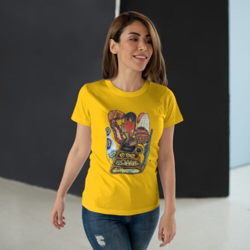 "Digging" Print on Women's T-Shirt
