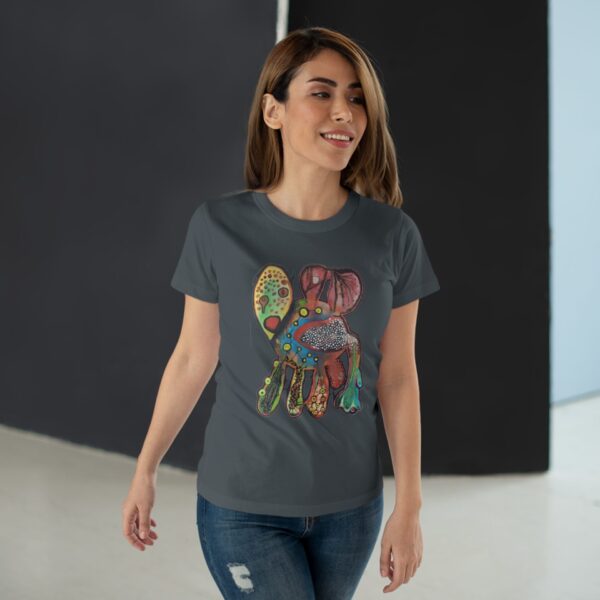 "Just Leaving" Print on Women's T-Shirt