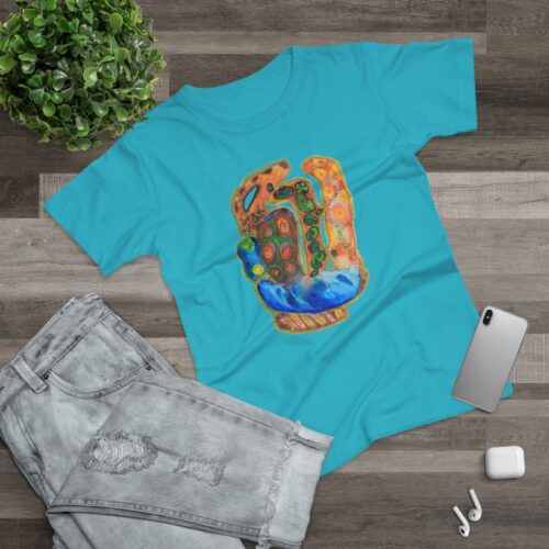 "A Thousand Eyes, Looking In" Print on Women's T-Shirt