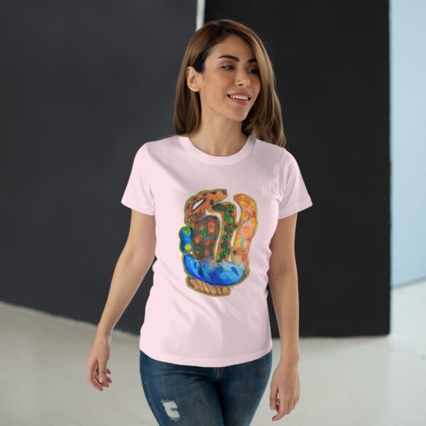 "A Thousand Eyes, Looking In" Print on Women's T-Shirt