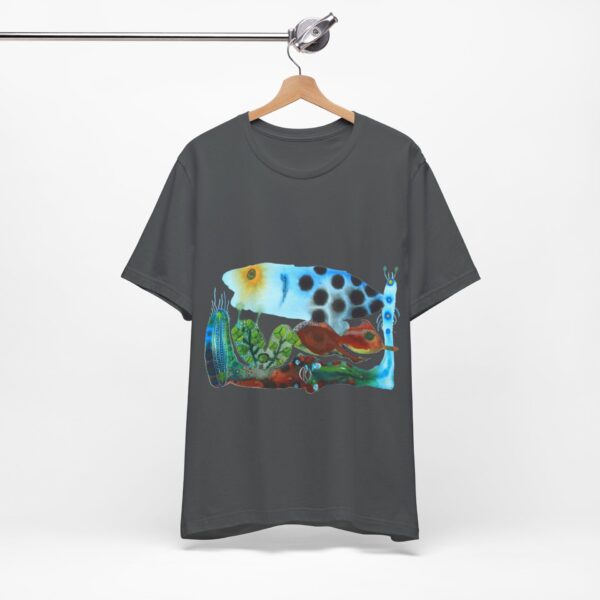 "The Pond in the Garden" Print on Unisex Tee