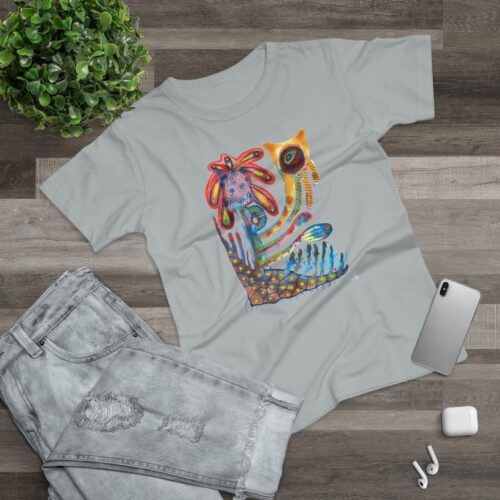 "Watchfulness" Print on T-Shirt for Women